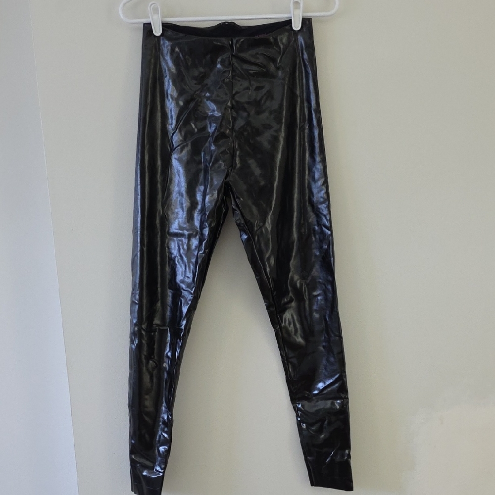 Commando Shiny Black Leggings